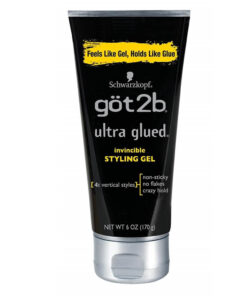 Got2b Ultra Glued Invincible Styling Hair Gel – 6 Ounces