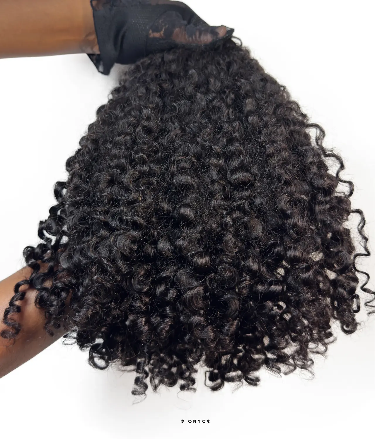 Indian-Kinky-Curly-Hair-Bundles-ONYC-Loose-Kinks-ClassiQUE-Collection-Double-Drawn-Weft-Bundle-Upclose-Natural-Black-1B-Hair-Color.webp Double Drawn Indian Kinky Curly Human Hair Bundles Natural Water Kinky – ONYC® Loose Kinks™ ClassiQUE™ - Image 2