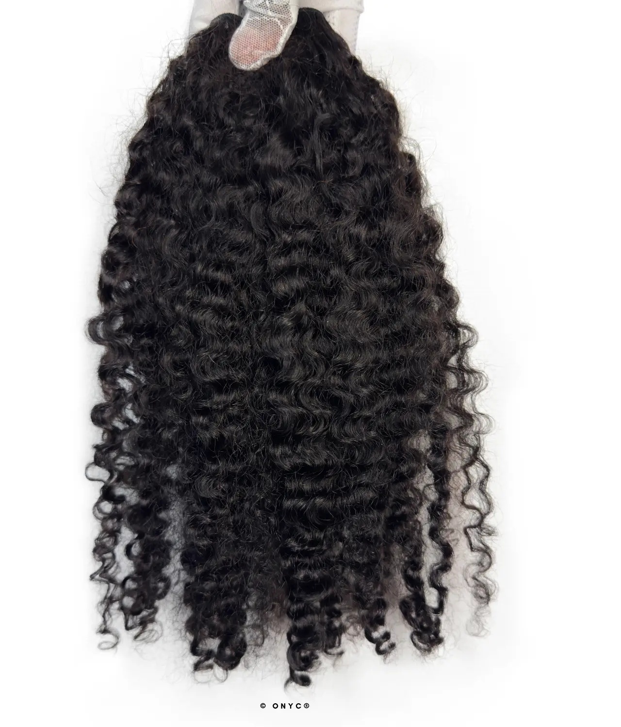 Indian-Kinky-Curly-Hair-Bundles-ONYC-Loose-Kinks-ClassiQUE-Collection-Single-Drawn-Natural-Black-1B.webp Indian Kinky Curly Human Hair Bundles Natural Water Kinky – ONYC® Loose Kinks 3C™ ClassiQUE™ - Image 2