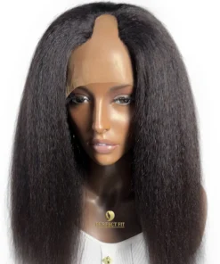 ONYC® Blowout U-Part Wig Human Hair – Kinky Straight Lace Front U-Part Wig (FroOut™ Julie)