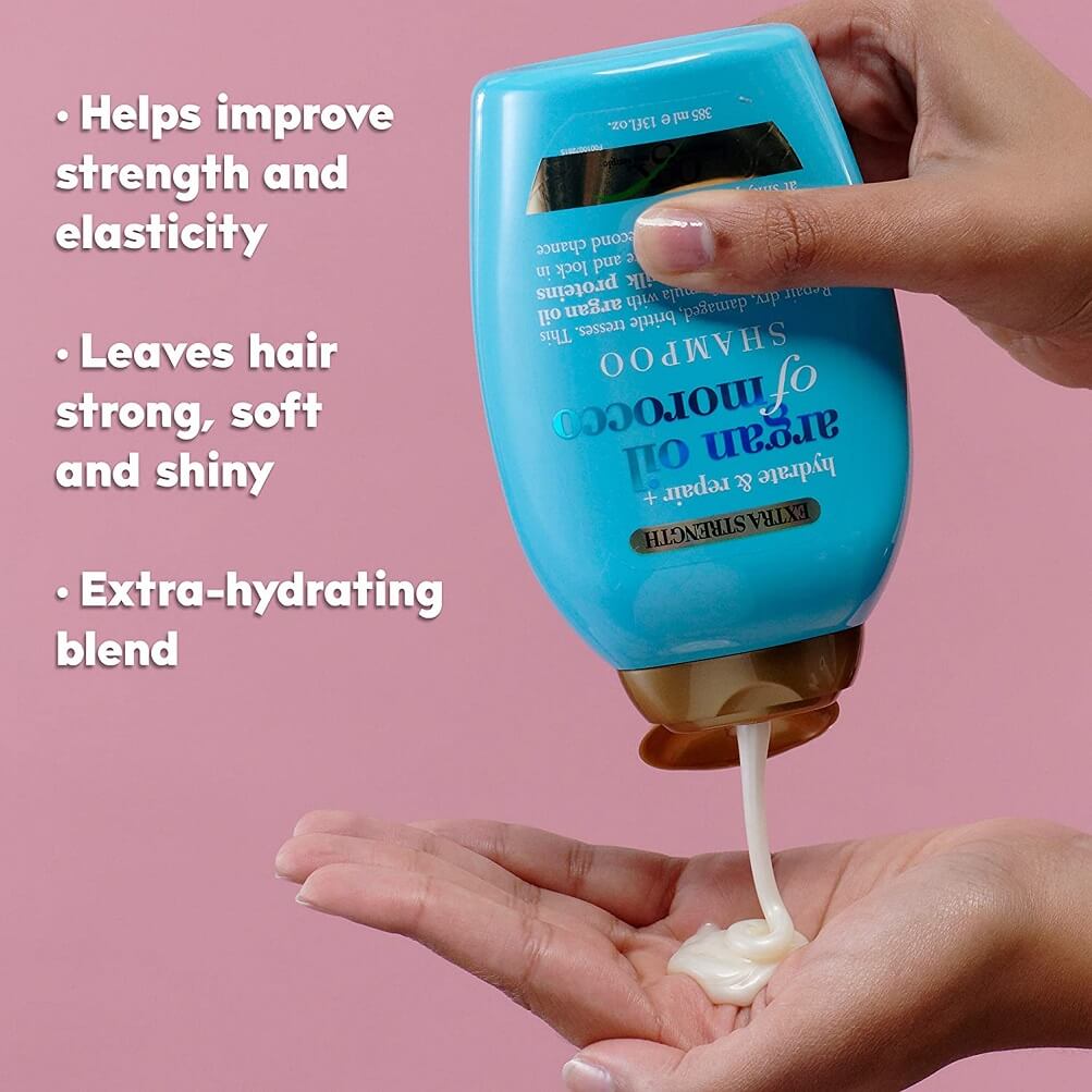 OGX-Hydrate-and-Repair-Argan-Oil-of-Morocco-Extra-Strength-Shampoo-13oz-1.jpg OGX Hydrate and Repair + Argan Oil Shampoo - Image 4