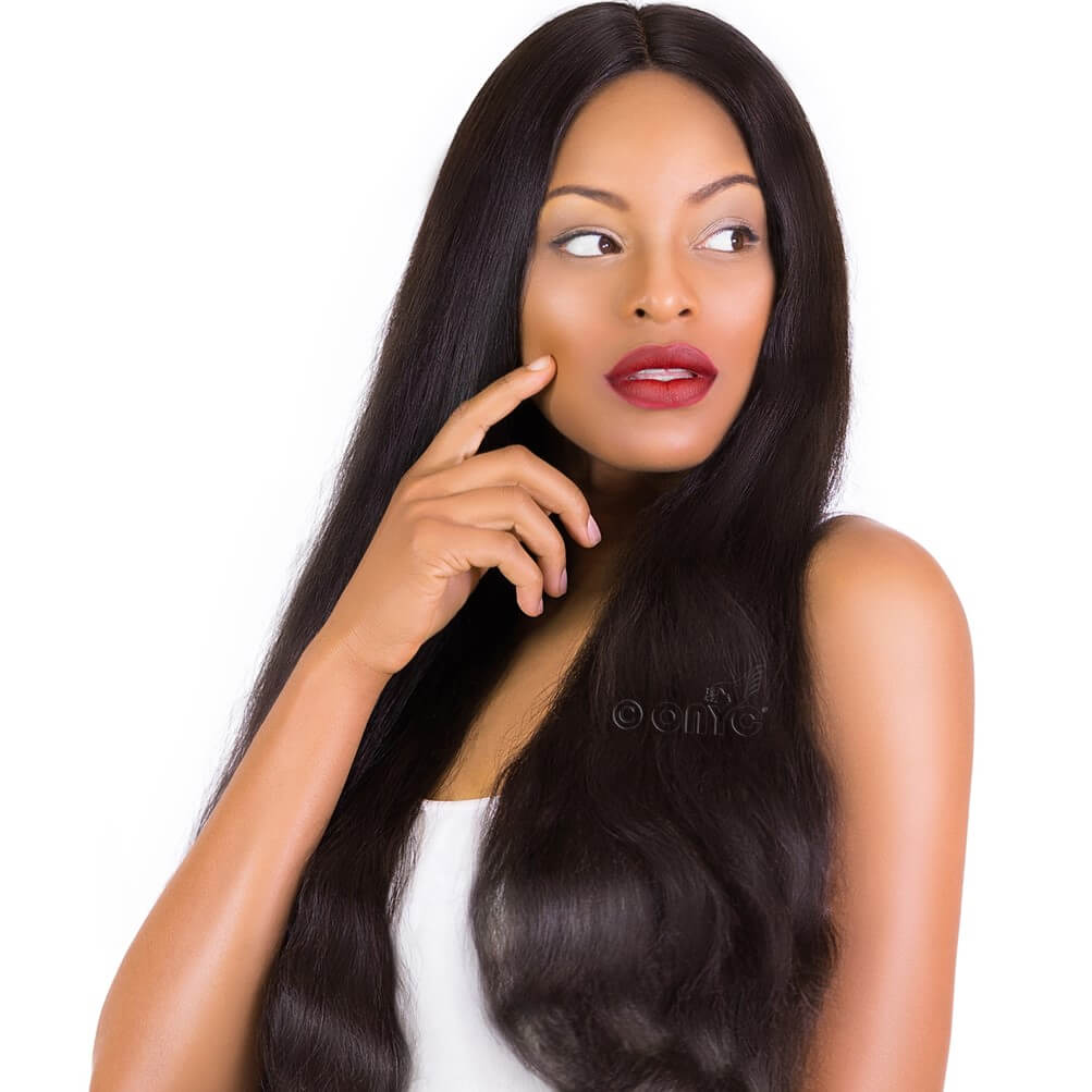 ONYC-Beach-Wave-Hair-Body-Model3.jpg ONYC Lace Front Wig Beach Body Wave 2A – Tyra - Image 3