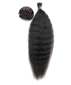 Blow Out Kinky Straight I Tip Hair Extensions Microlinks – ONYC Fro-Out™