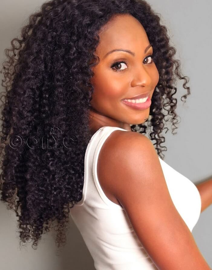 ONYC-Hair-Kinky-3B-3C™-model-Thelma-Okoro.jpg Afro Kinky Curly Bundle Deals with Closure or without Closure Sale – ONYC 3B-3C Curl - Image 3
