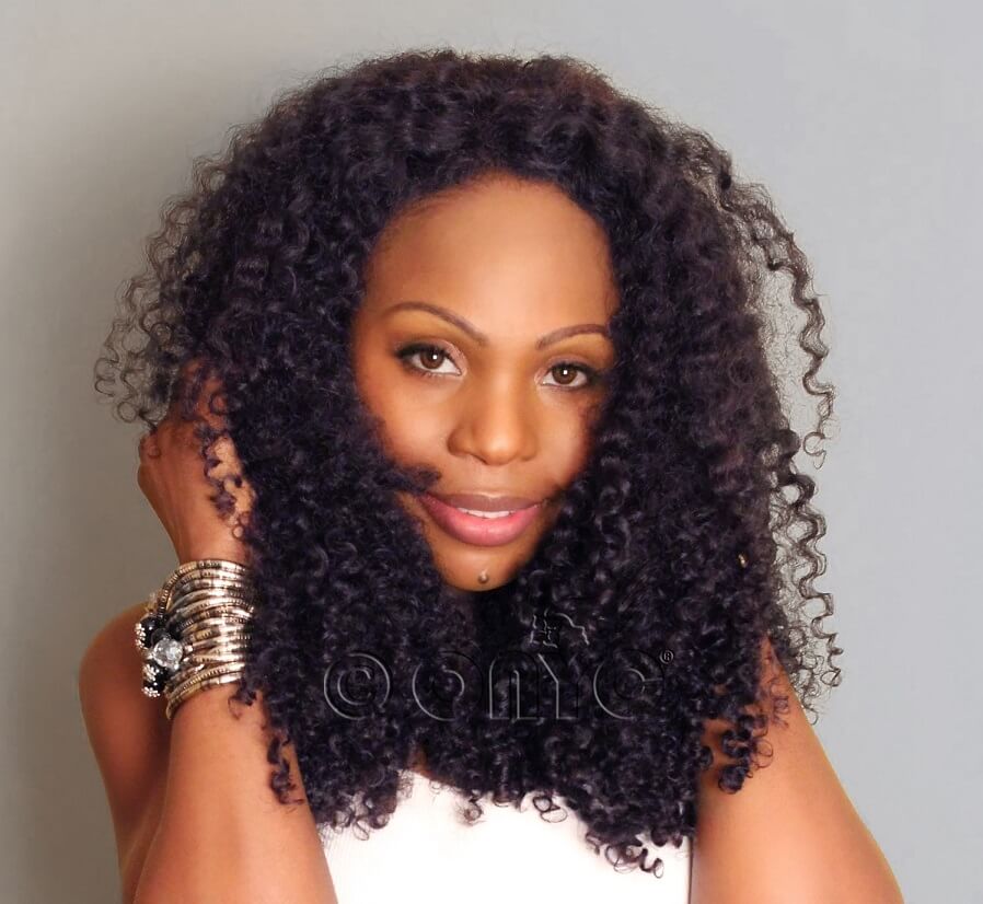 ONYC-Hair-Kinky-3B-3C™Curl-model-Thelma-Okoro.jpg Kinky Curly Human Hair Weave Bundles Sew-In Hair Extensions – ONYC 3B-3C Curl Natural Black - Image 5