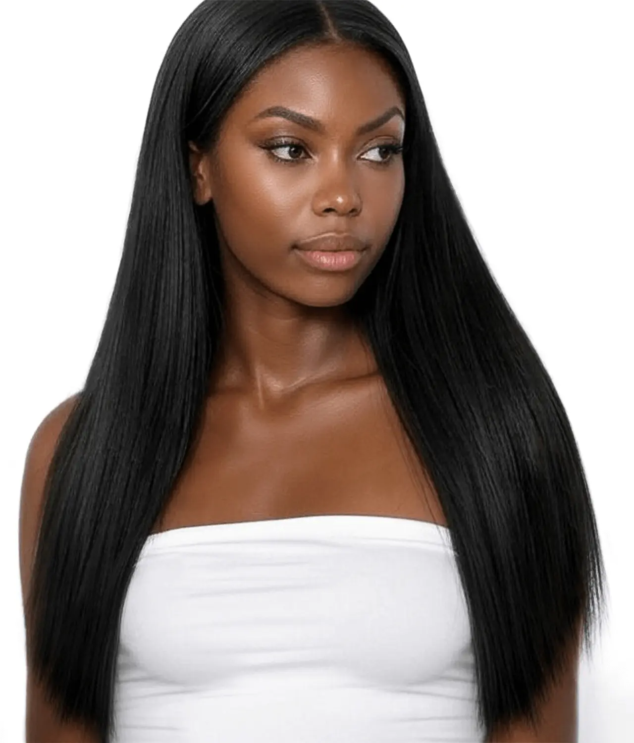 ONYC-Hair-Light-Yaki-Human-Hair-Bundles-Remy-Hair.webp Light Yaki Weave Bundles Silk Press Silky Relaxed – ONYC Sassy Remy