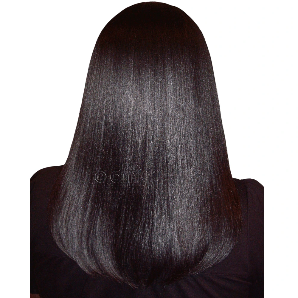 ONYC-Hair-Relaxed-Hair-Extensions-1.webp ONYC Relaxed Straight Hair Extensions Sew-In Weft Bundle Natural Black – Relax Perm - Image 4