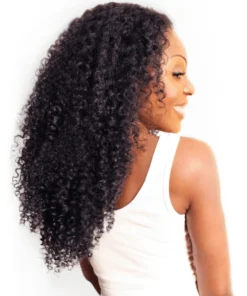 Kinky Curly Human Hair Weave Bundles Sew-In Hair Extensions – ONYC 3B-3C Curl Natural Black