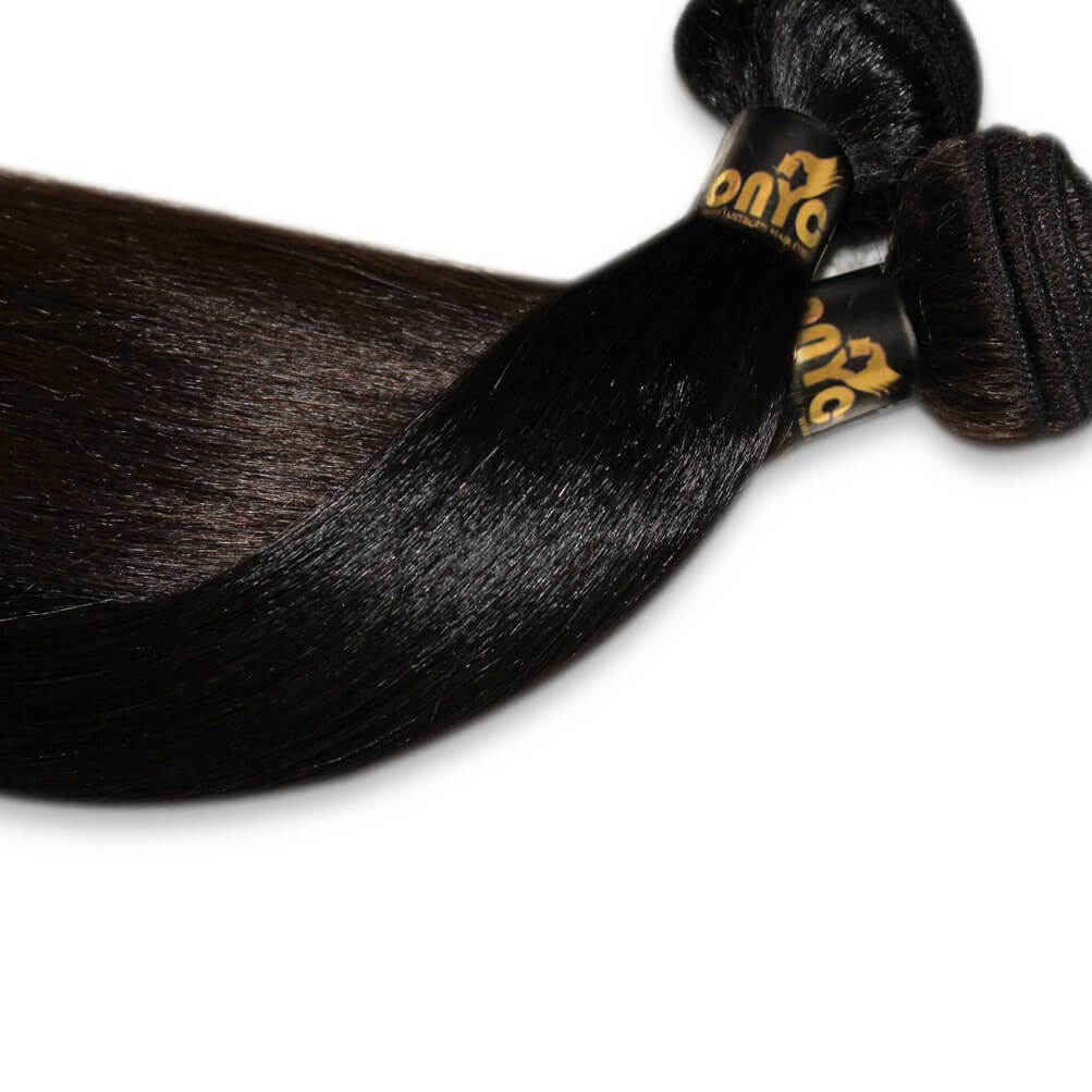ONYC-Light-Relaxed-Perm-Weft-Weave-Extensions.jpg Silk Press Hair Bundles Weft Extensions Natural Black – Silky Relaxed ONYC Light Relaxed Perm - Image 8