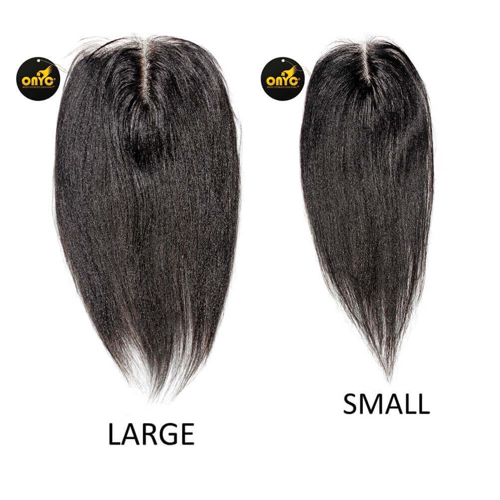 ONYC-Relax-Perm-Frontal-Closure-large-and-small.jpg ONYC Relaxed Straight Hair Frontal Lace Closure with Baby Hair – Relax Perm - Image 4