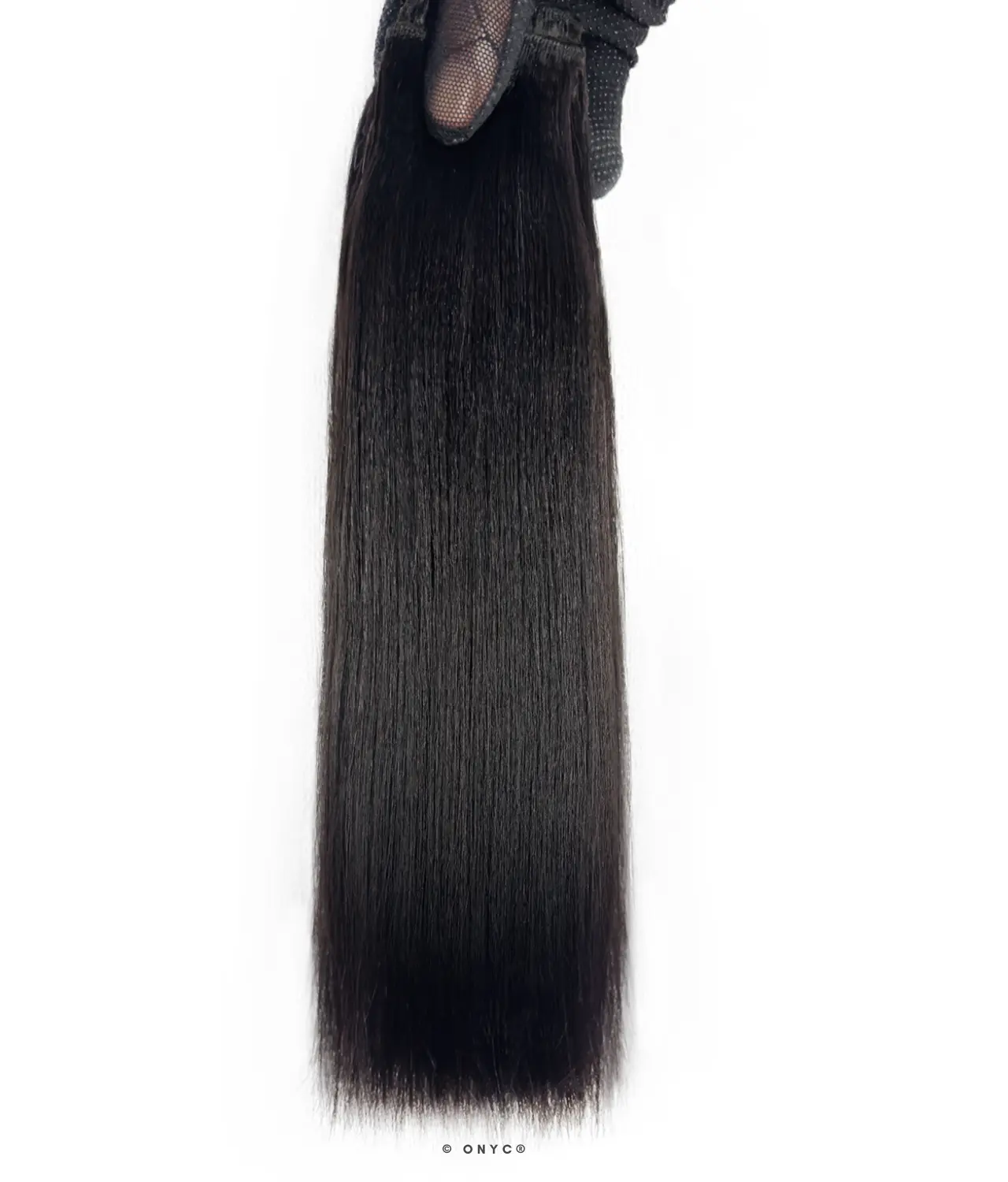 ONYC-Silk-Press-Silky-Relaxed-Double-Drawn-Weft-Bundle-Natural-Black-–-Sleek-Relaxed-Hair-Bundle.webp Double Drawn Silk Press Hair Bundle Silky Relaxed Natural Black – ONYC Sleek Relaxed - Image 2