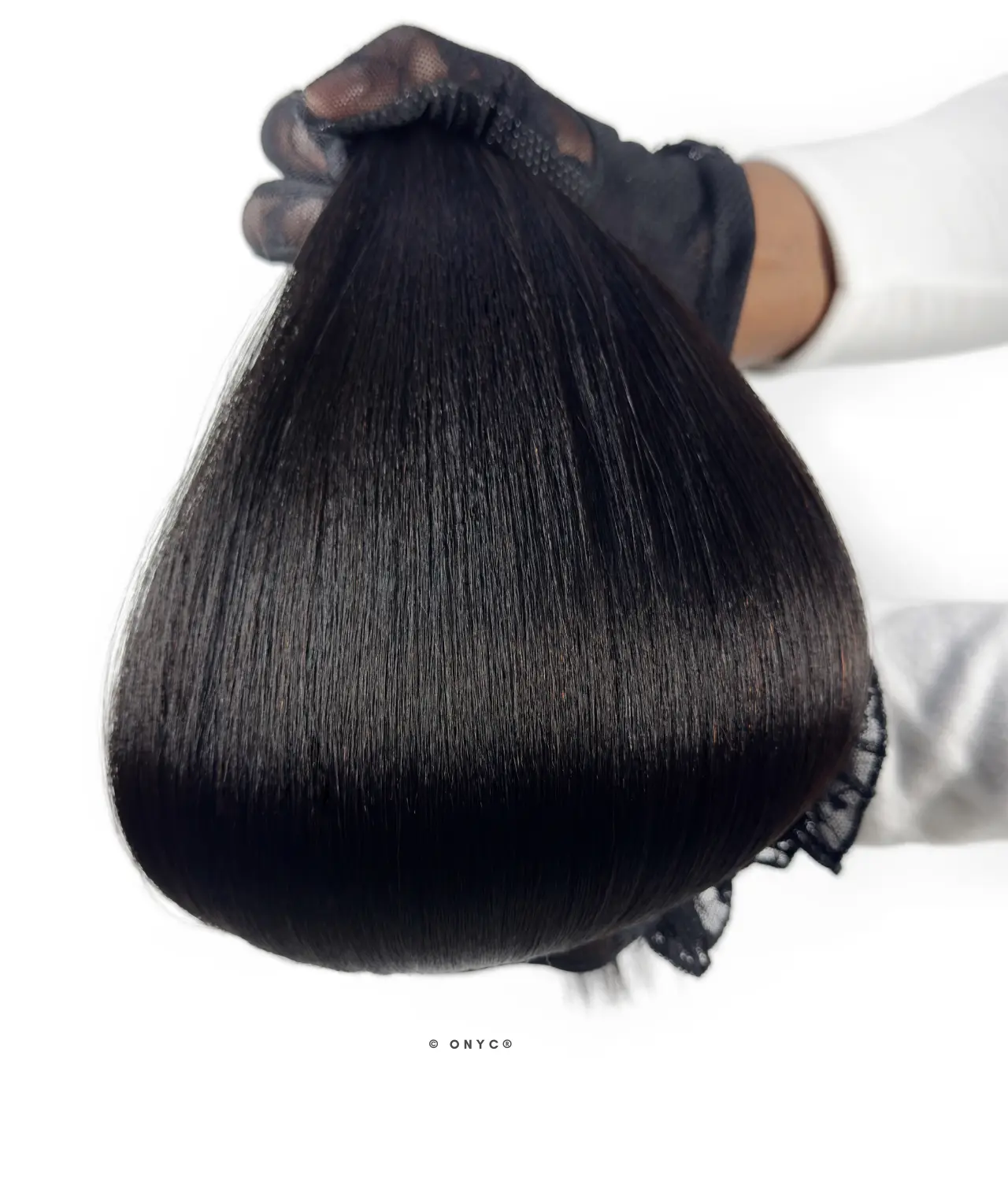 ONYC-Silk-Press-Silky-Relaxed-Double-Drawn-Weft-Bundle-Natural-Black-–-Sleek-Relaxed-No-Fray.webp Double Drawn Silk Press Hair Bundle Silky Relaxed Natural Black – ONYC Sleek Relaxed - Image 3