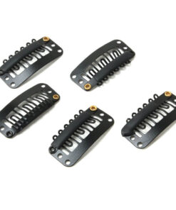 U Shaped Snap On Teeth Metal Wig Clips For Hair Extension/ Weaving Wigs/ Toupee