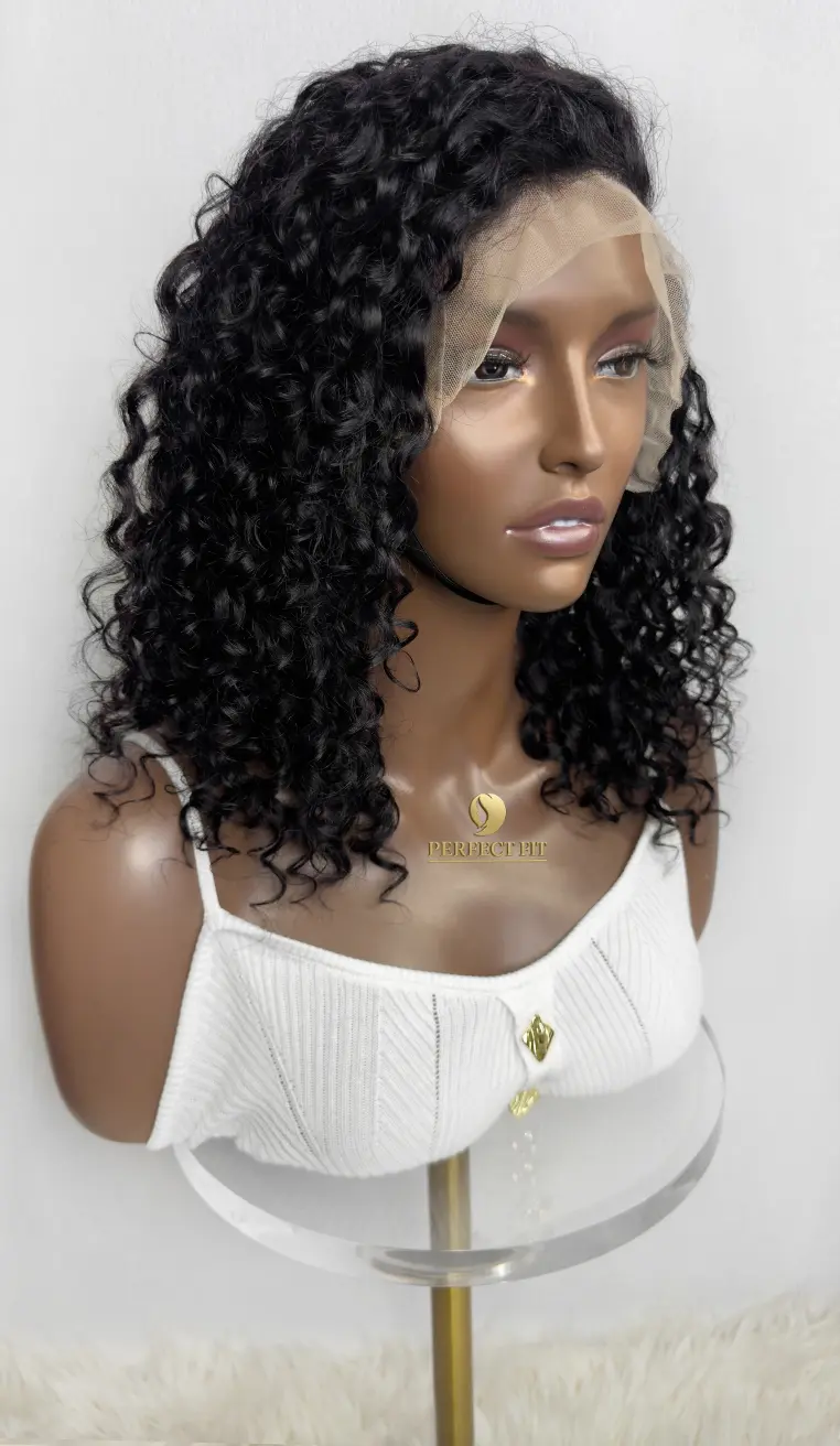 ONYC-Water-Wave-Bob-Wig-Human-Hair-Side-View.webp Water Wave Bob Wig Human Hair – Perfect Fit Wavy to Curly Wig - Image 7
