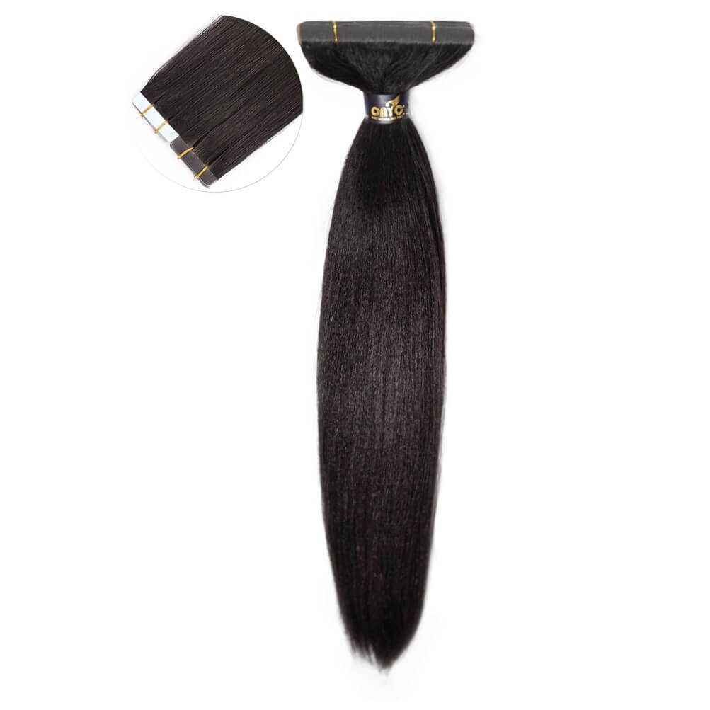 Relaxed-Hair-Tape-Extensions-ONYC-Relaxed-Perm.jpg ONYC Relaxed Straight Tape-In Hair Extensions – Relax Perm - Image 4