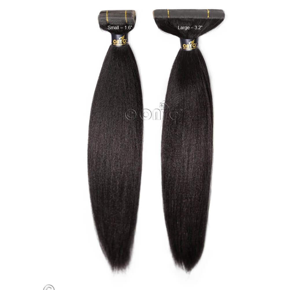 Relaxed-Hair-Tape-Extensions-ONYC-Relaxed-Perm2.jpg ONYC Relaxed Straight Tape-In Hair Extensions – Relax Perm - Image 2