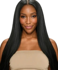 ONYC Relaxed Straight Hair Extensions Sew-In Weft Bundle Natural Black – Relax Perm