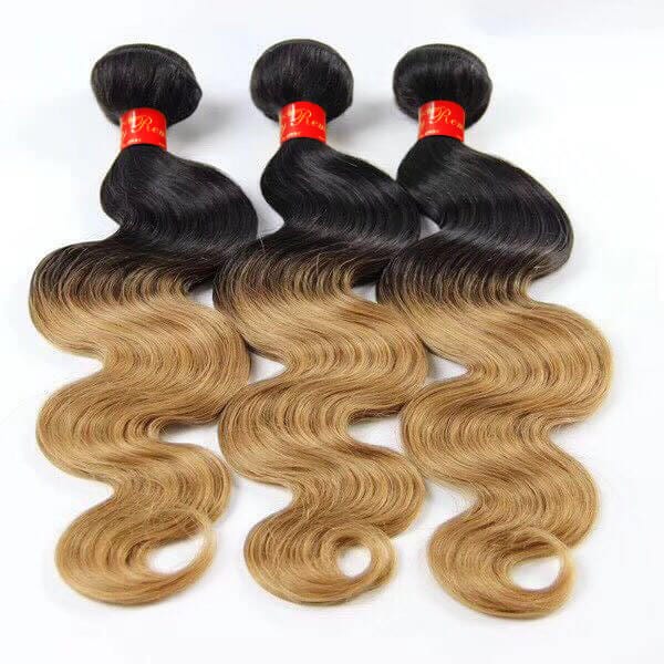 Sassy-Remy-Ombre-Body-Wave-Weave-1B-and-27.jpg Ombre Body Wave Weave Bundle Deals With Closures – ONYC Sassy Remy™ - Image 3