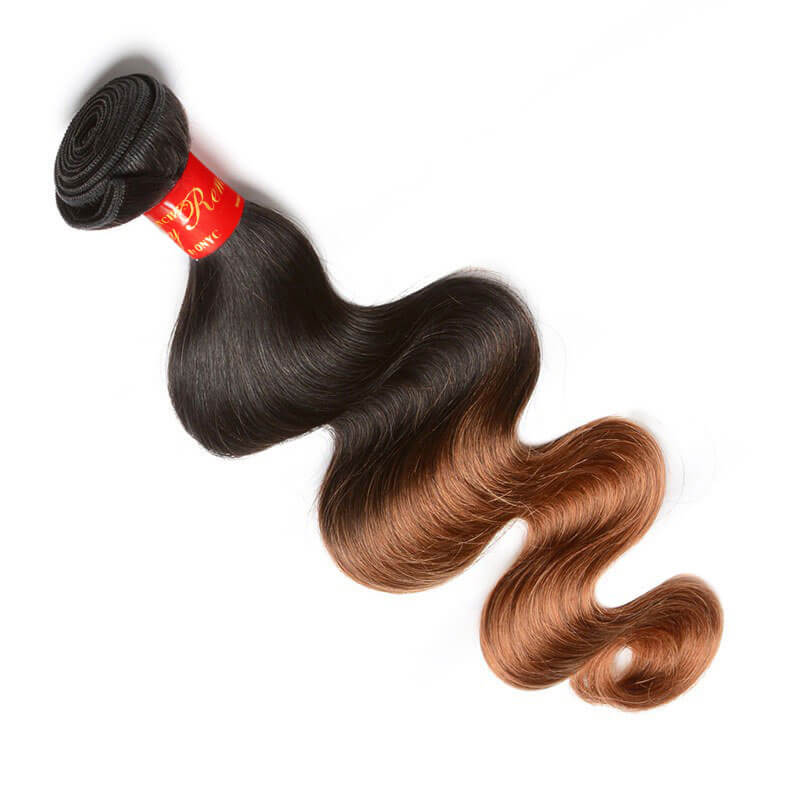 Sassy-Remy-Ombre-Body-Wave-Weave-1B-and-6-2.jpg Ombre Body Wave Weave Hair Extensions Weft – ONYC Sassy Remy™ - Image 3