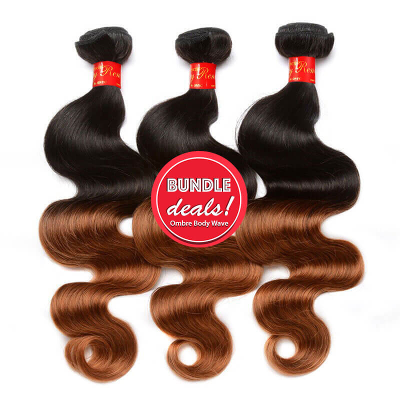 Sassy-Remy-Ombre-Body-Wave-Weave-1B-and-6-4-1.jpg Ombre Body Wave Weave Bundle Deals With Closures – ONYC Sassy Remy™