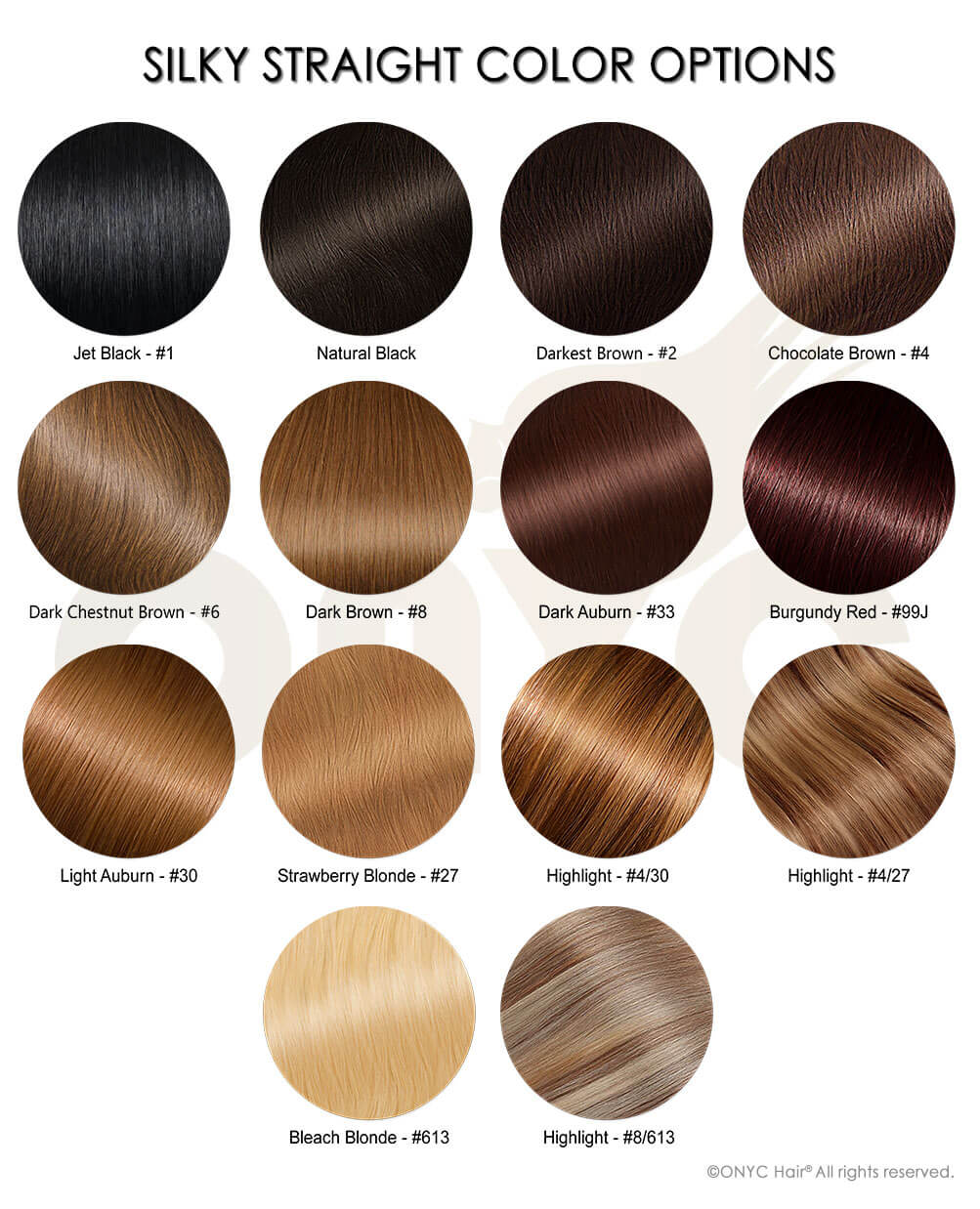 Silky-Straight-Color-Options.jpg Colored Silky Straight Virgin 1B Machine Weft - Image 4