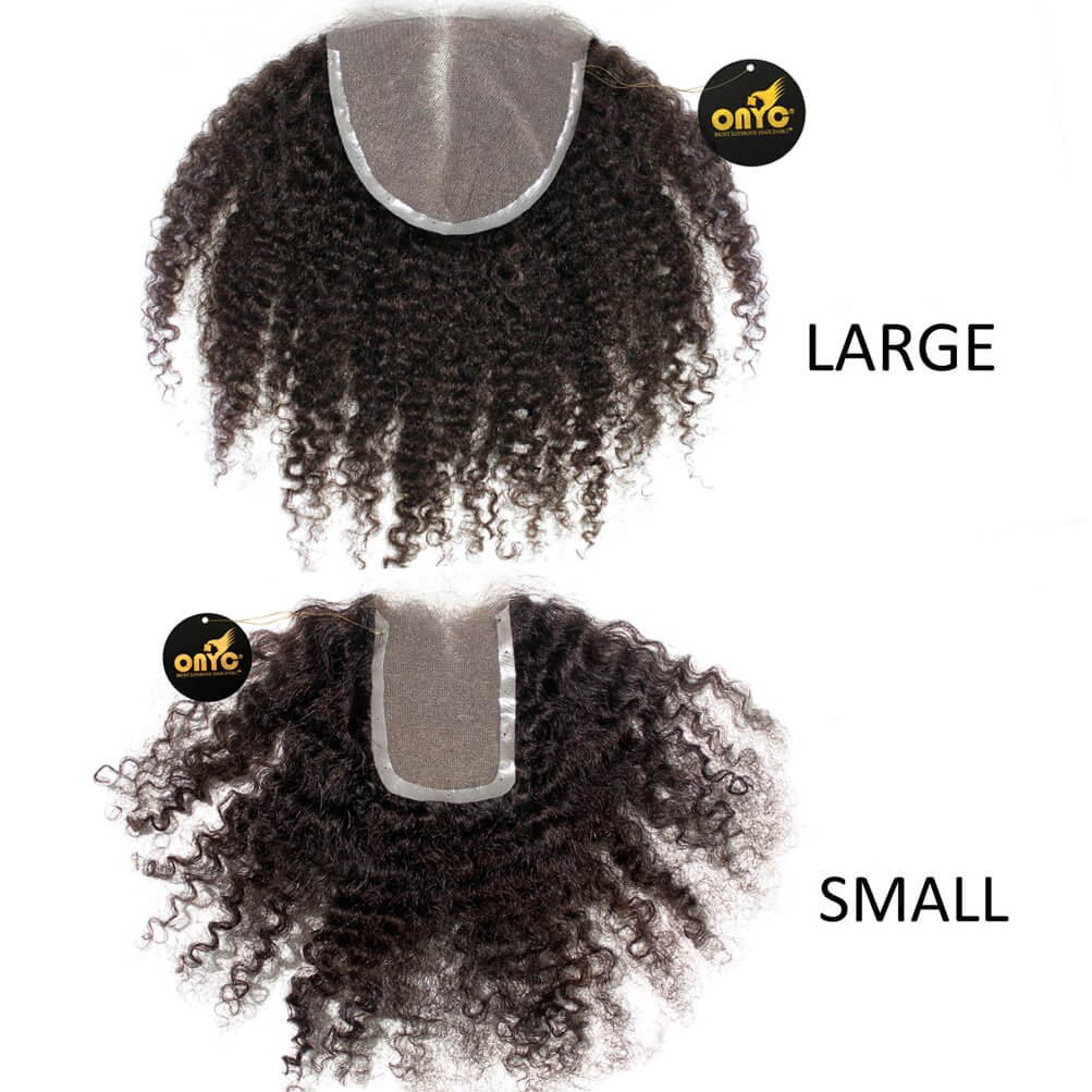 Tight-Kinky-3c4a-Frontal-Closure-small-and-large.jpg ONYC Afro Kinky Curly Hair Lace Closure for Natural Coily 3C-4A, 4B – 4C- Tight Kinky 3C-4A™ - Image 2