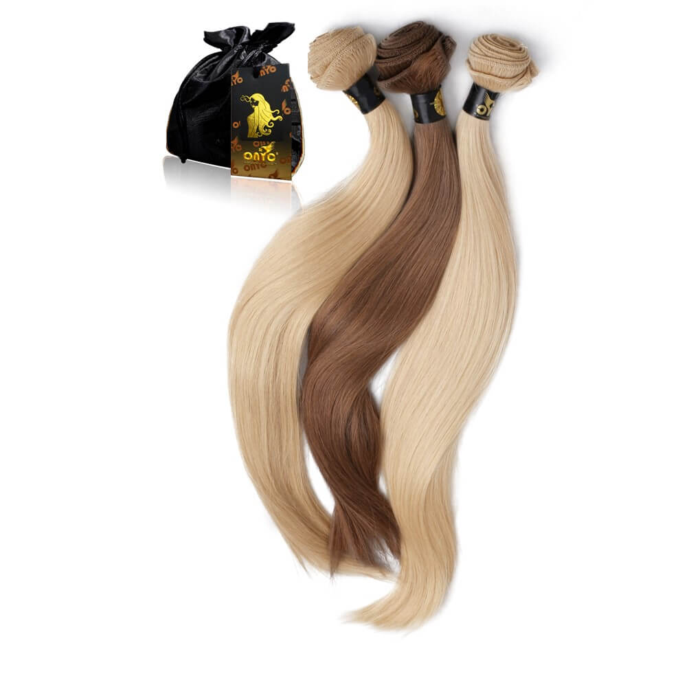 Virgin-1B-Silky-Straight-Colored-Hair-Extensions-product.jpg Colored Silky Straight Virgin 1B Machine Weft