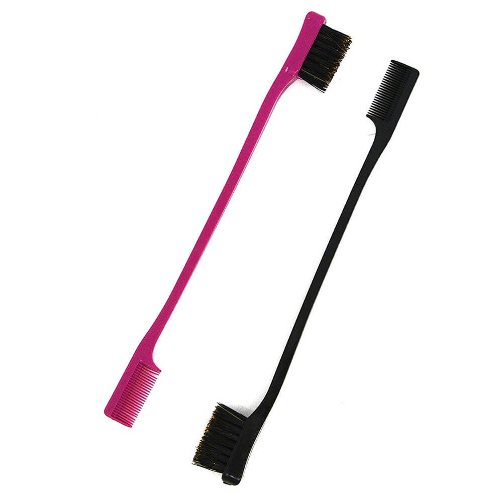 double_sided_edge_control_hair_brush_comb.jpg Double Sided Edge Control Hair Brush Comb