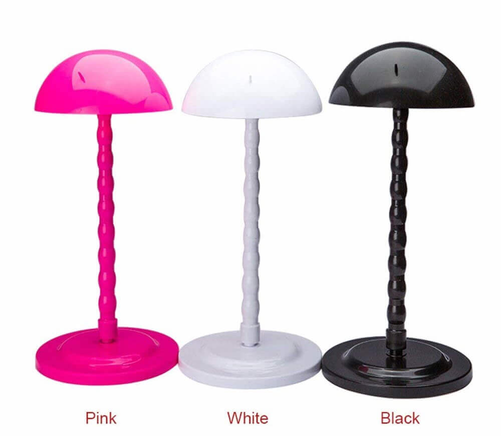 Mushroom Plastic Wig Stand Hat Display - Image 2