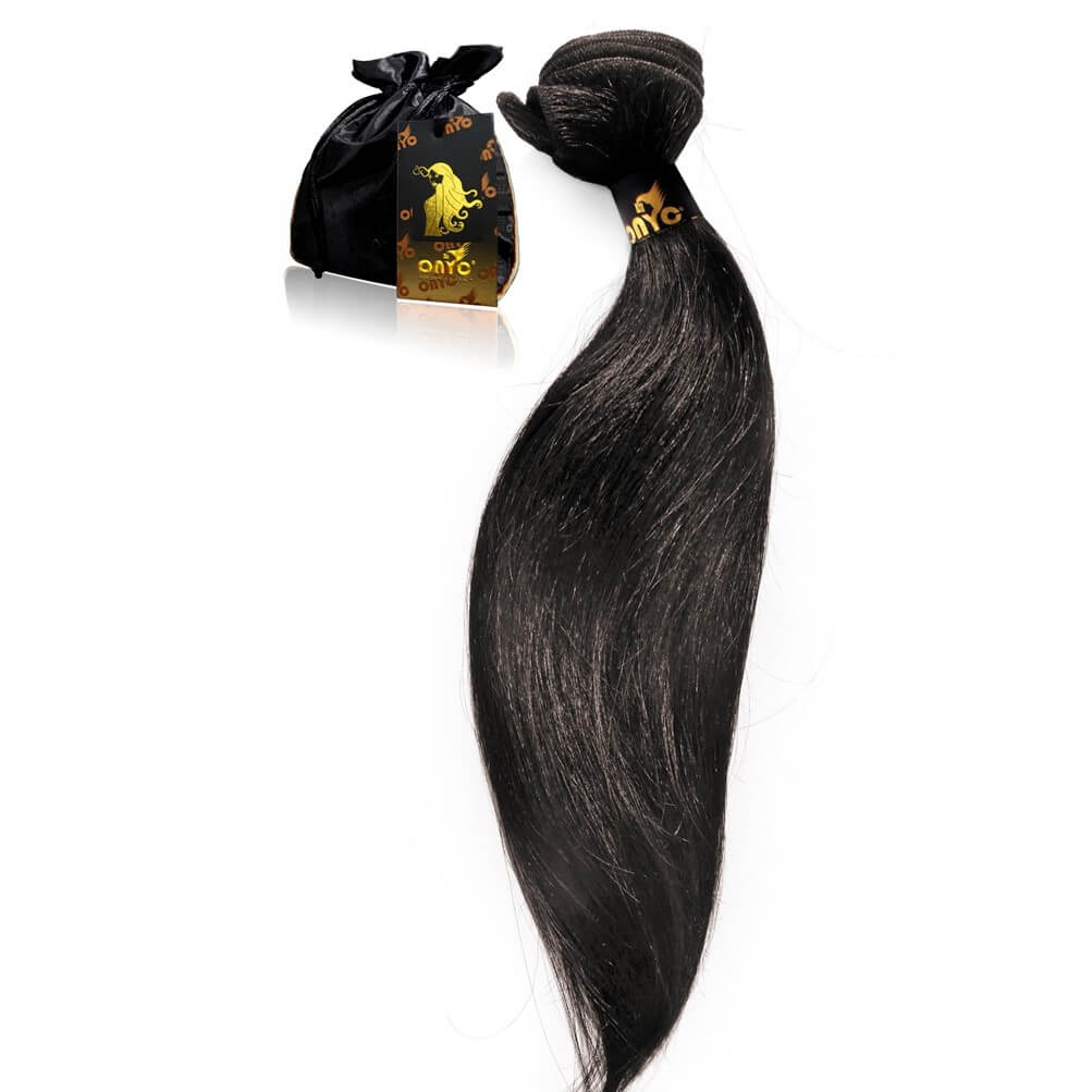 onyc_hair_virgin_1b_natural_straight_hair.jpg ONYC Straight Hair Bundle Weave Silky Straight Cuticle Virgin Remy Weft