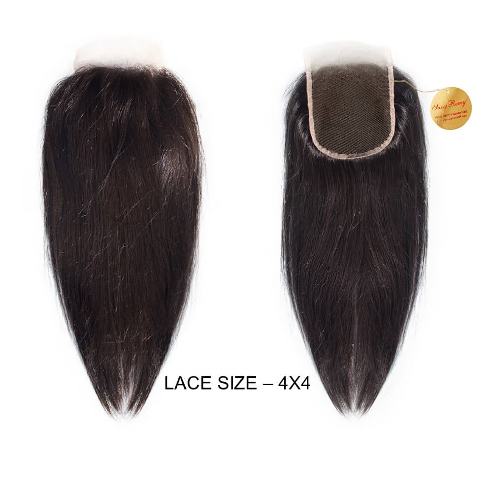 onyc_sassy__remy_silky_straight_closure_front_back.jpg ONYC Sassy Remy™ Silky Straight Lace Closure - Image 2